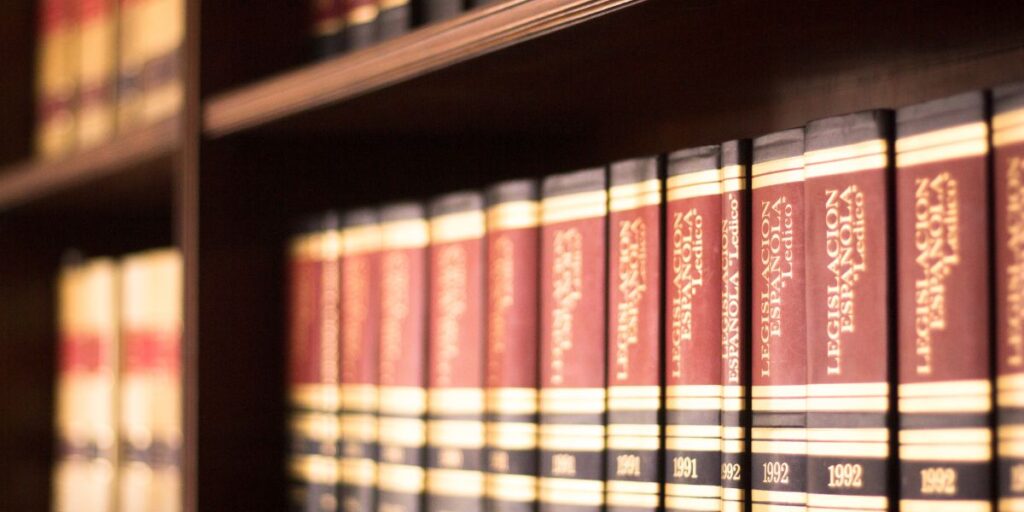 an image of legal textbooks